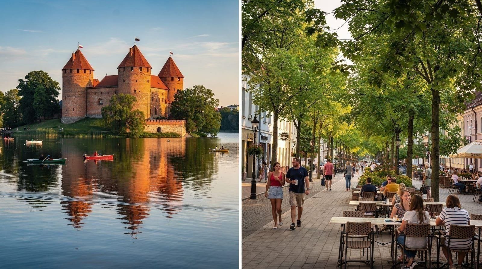 Trakai vs Kaunas — which day trip should you choose? — Honest comparison of Trakai and Kaunas as day trips from Vilnius. Travel time, w